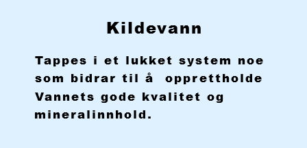 Kildevann Produkt